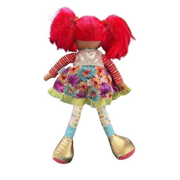 Rare French Corolle Les Dollies Toffee Apple Red Hair Cloth Vinyl Freckle Face 1 - Picture 2 of 11